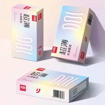 Elasun 001 Ультратонкие презервативы со смазкой, 30 шт.