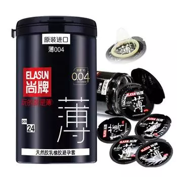 Elasun 24 шт. 0,04 мм ультратонкие презервативы для мужчин интимная смазка натуральный латексный фаллоимитатор презерватив мужская контрацепция рукав для пениса