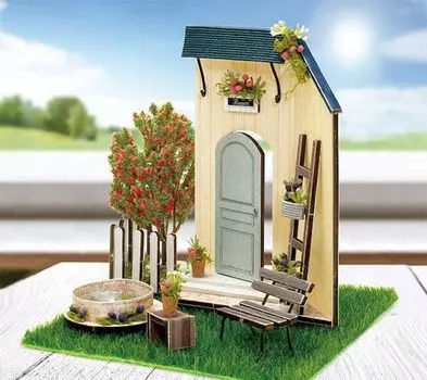 Elbert Miniature Kit Deco Miniature Set Дом с прудом Home NTR-102