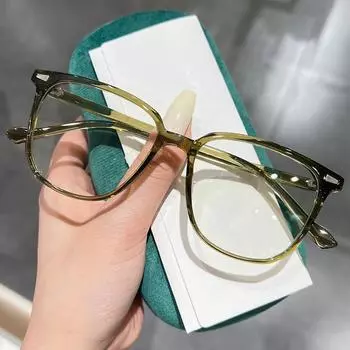 Elbru 0-0,5-1-1,5-2...-6 очки для близорукости женские и мужские сверхлегкие антисиние очки для близорукости, очки для близорукости -6