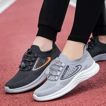 Elderly shoes women s spring and summer leisure soft sole single mesh breathable mother shoes middle-aged and elderly walking shoes men s father shoes 35