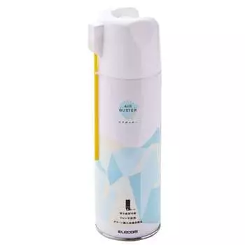 ELECOM Air Duster, OK to use upside down, 390ml ECO (no fluorocarbon gas), wide area/point injection 2WAY, fluorocarbon-free type AD-ECO2WAY