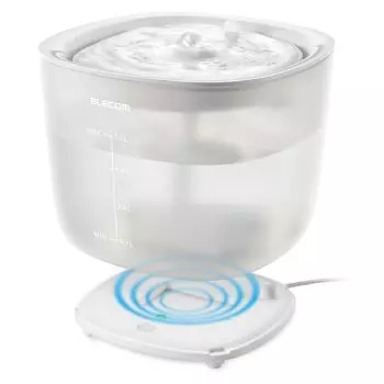 ELECOM автоматический водный 2L беспроводной уровень шума ниже фильтра 2 активированная ионообменная смола для малых и бесшумных ширина 177 x глубина 177 x высота 144 мм белый