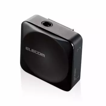 ELECOM Bluetooth audio легко преобразует ваши наушники в квадратный черный приемник, беспроводной, тип, LBT-PAR01AVBK