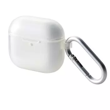 Elecom Чехол для AirPods 4-го поколения AirPods с активным шумоподавлением, силиконовый, совместимый с зарядкой MagSafe, мягкий, прозрачный AVA-AP06UCCR