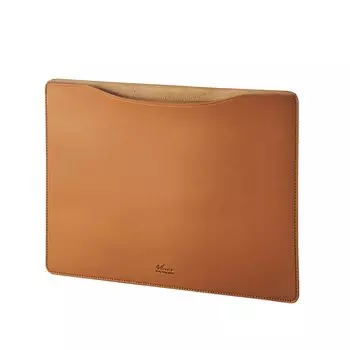 Elecom Чехол для компьютера, совместимый с MacBook Pro, дюймовый, тонкий, мягкий, кожаный, верблюжий, 14,2 дюйма (Модель 2021 г.) BM-IBSVM2114CA