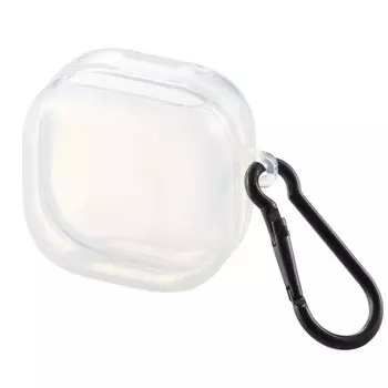 Elecom Чехол для наушников LinkBuds Open Можно заряжать, не вынимая из чехла Ударопрочный карабин в комплекте Материал TPU Прозрачный TWS-SO242UCCR