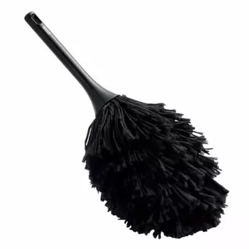 ELECOM Cleaner Brush, Static Elimination Brush, Antistatic Fiber, Normal Type, Hanging Storage, Washable, Dust Removal, Black KBR-012AS