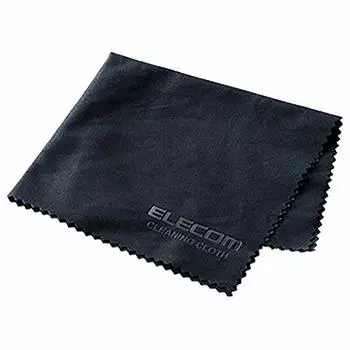 ELECOM Cleaning Cloth Ultra Fine Fiber Static Suppression Type Black KCT-009BKAS