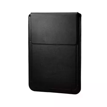 ELECOM Computer 12 Thin Sleeve Soft Integrated Computer Integrated Mouse Black Case, дюймовый, откидной, тип, кожа, подставка, коврик, BM-IBSVS02BK чёрный
