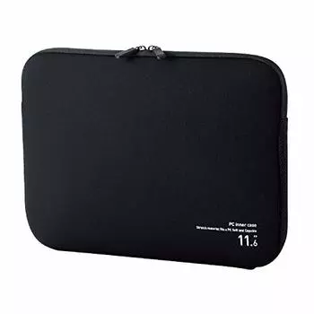 ELECOM Computer Case PC Case 11.6 Inch Case Neoprene iPad 10.2 Black BM-IBNP11RBK