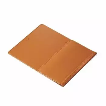 ELECOM Computer Case PC Case [Desk Mat x Leather Case] Vertical 14 Inch Case Camel BM-IBSVD14CA