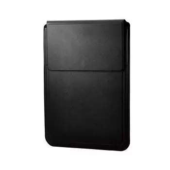 ELECOM Computer PC дюймов до 14 Тонкий рукав Мягкий интегрированный компьютер Интегрированная мышь Черный чехол, Чехол, 13,3 дюйма, Откидной, Тип, Кожа, Подставка, Коврик, чёрный