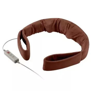 ELECOM Ekuria Warm Band 3 типа вибрации съемный теплый чехол для хранения шиацу сиренево-коричневый массажер, режим, шарик, ощущение, в комплекте, HCM-WMB01BR