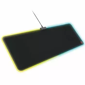 ELECOM Gaming Mouse 10 Lighting Desk Mat 900mm x Black MP-GL01BK Pad, Illuminated, Patterns, Size 300mm, Medium, чёрный