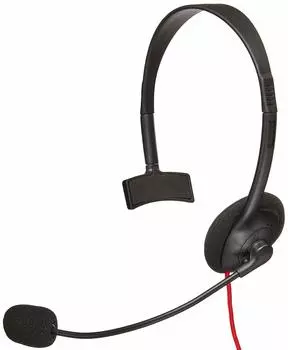 ELECOM Gaming Single Ear 1m with Extension Smartphone Compatible with PS4 Black Headset, Overhead, 1.5m Cable, Game, Switch, HS-GM10BK чёрный