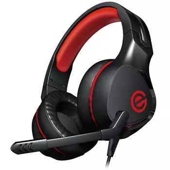 ELECOM Gaming Wired Lightweight x Soft Ear Comfortable for Long Black Headset, наушники, подушечки, игровые, HS-G01BK