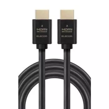 ELECOM HDMI-кабель 3 м сверхскоростной ??4K (120Hz) 8K (60Гц) [Сверхвысокая скорость??Сертифицированный продукт HDMI-кабеля] Сверхвысокая скорость 48 Гбит/с ??для телевизоров, ПК,