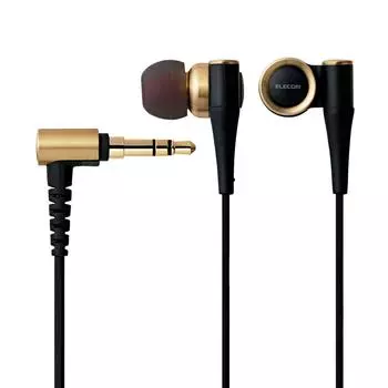 ELECOM Headphones/Canal/High Resolution/9.8mm/CH1000/Gold