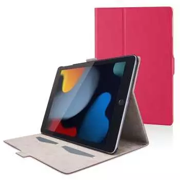 ELECOM iPad 10.2 9th/8/7th Generation (2021/2020/2019) Case Auto Sleep Compatible Free Angle Soft Leather Pink TB-A19RWVFUPN