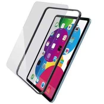 ELECOM iPad 10.9 10-го поколения (Модель 2022 года) Защитная пленка для стекла с инструкцией по установке Высокоглянцевая TBWA22RFLGGJ Прозрачная