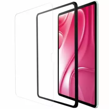 ELECOM iPad Air 13-дюймовый iPad Air (M2) Модель 2024, пленка с направляющей рамкой, стекло, легко наносится, перемещаемое, закаленное стекло TBWA24XFLGGJ