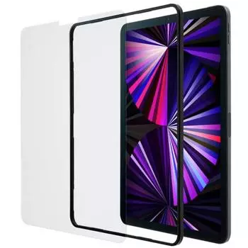 ELECOM iPad Pro 11 4-го поколения M2 2022/iPad Air5 Air4 5-го поколения 4-го поколения Стеклянная пленка с направляющей рамкой Закаленное стекло с защитой от отпечатков пальцев TBW