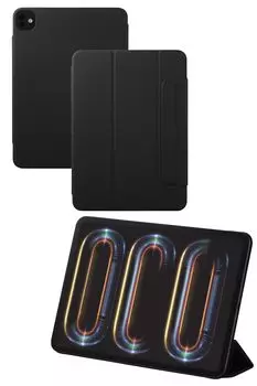 ELECOM iPad Pro 11 дюймов 2024 магнитная адсорбция ультра можно изменить на 2 автопробуждения TBWA24PMWVPF2BK (М4) корпус, тип, тонкий, легкий, углы, чёрный