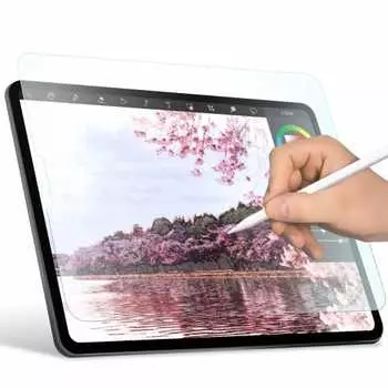 ELECOM iPad Pro 12.9 6-го/5/4/3-го поколения (2022/2021/2020/2018) Защитная пленка, ощущение письма как на бумаге, фактура бумаги, антибликовое покрытие, высокое качество