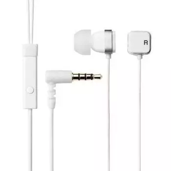 ELECOM iPhone44S3GS3GiPadiPod compatible headphone microphonesquare0.6mwhite