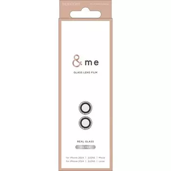 ELECOM iPhone 16 iPhone 16 Plus Camera Закаленный алюминий 10H Черная рамка Применение Блеск Серебро / Пленка, Стекло, Стразы, Твердость, Сплав,