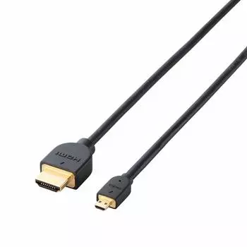 ELECOM micro HDMI cable 3m 4K x 2K compatible black DH-HD14EU30BK