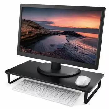 Подставка для монитора ELECOM с дюймовым дисплеем Простая сборка без инструментов Ширина 520 x Глубина 260 x Высота 80 мм Нагрузка 10 кг Черный ~27 емкость PCA-DPSW528BK