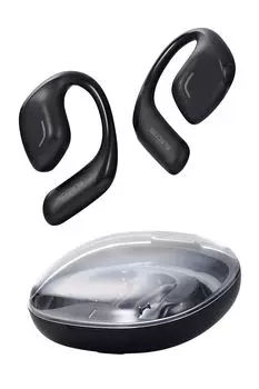 ELECOM Open Ear Earphones Bluetooth Wireless Headphones that do not block your up to 10 hours of playback Lightweight design of per ear Touch sensor дымный черный