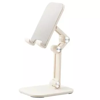 ELECOM Подставка для планшета, подставка для смартфона на кухне, складная, компактная, совместимая с Android, iPad, iPhone, Switch, цвет слоновой кости HA-STFD01IV