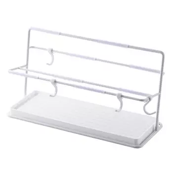 Elecom Подставка для сушки бутылок [бутылка 500 мл/кувшин 2 л/детская чашка/стакан] с антикоррозионным нескользящим крючком в комплекте Белый KAWKSTBTWH