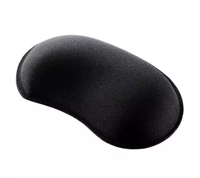 ELECOM Подставка для запястья MMO Gel черная антизапотевающая MOH-DUXBK чёрный