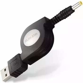 ELECOM PSP Charging Cable 1000 2000 3000 Black [PSP - / / Compatible] MG-CHARGE/DC