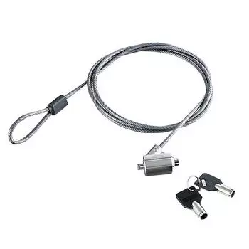 ELECOM Security Wire Cylinder Lock (1.7m/Diameter 4.4mm) ESL-7C