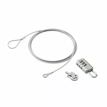 ELECOM Security Wire Dial Padlock Parts Regular Key Multi-Lock ESL-10A