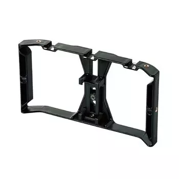 ELECOM Смартфон Видео Видео Shake Аксессуар Shoe x 3 с обеими руками для стабильной работы с iPhone дюймов Черный P Rig, Смартфон, Двуручный, Съемка,