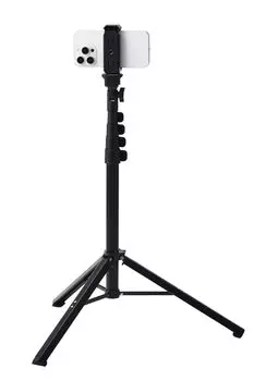 ELECOM Smartphone Tripod Stand Compatible with inch to inch smartphones Camera mountable Long type that extends up to 165 cm SLR Selfie 4.0 6.7