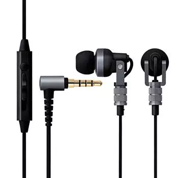 ELECOM совместимые стереонаушники высокого разрешения канального типа драйвер черного цвета 12,5 мм EHP-CH3000SBK