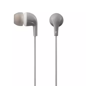 ELECOM Stereo Headphones Canal CN300 Plays sound quality and crisp bass Gray well-balanced EHP-CN300AGY