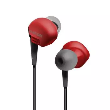 ELECOM stereo headphones earplug type driver red 3.5 10.0mm