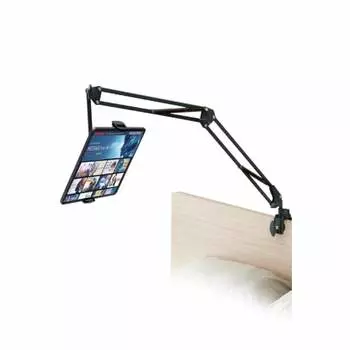 ELECOM Tablet Stand, Arm Stand, iPad Stand, Fire HD 10 Fire HD 8 Smartphone/iPhone Stand, Bedside Mountable, Rotates 360 degrees while sleeping, Z Arm