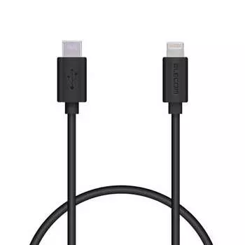 ELECOM Type-C to Lightning Cable Lightning iPhone Charging Cable Standard [Compatible with iPhone 13 / 12 / SE (2nd generation)] Apple certified produ