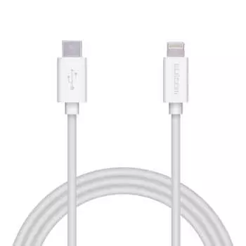 ELECOM Type-C to Lightning Cable (USB PD Compatible) Lightning iPhone Charging Cable Soft Type [Compatible with iPhone 13 / 12 / SE (2nd Generation)]