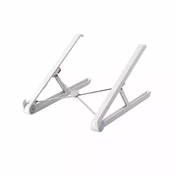 Elecom Угол наклона ноутбука, совместимый с дюймом Ширина в сложенном виде 46 x Глубина 290 x Высота Нагрузка Белая подставка, складная, компактная, 2-уровневая регулировка, ~15,6 ноутбуков,