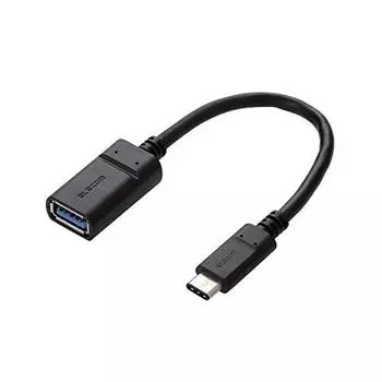 ELECOM USB-C Cable C-A Female 0.15m USB3.1Gen1 Certified Product Black USB3-AFCM01NBK